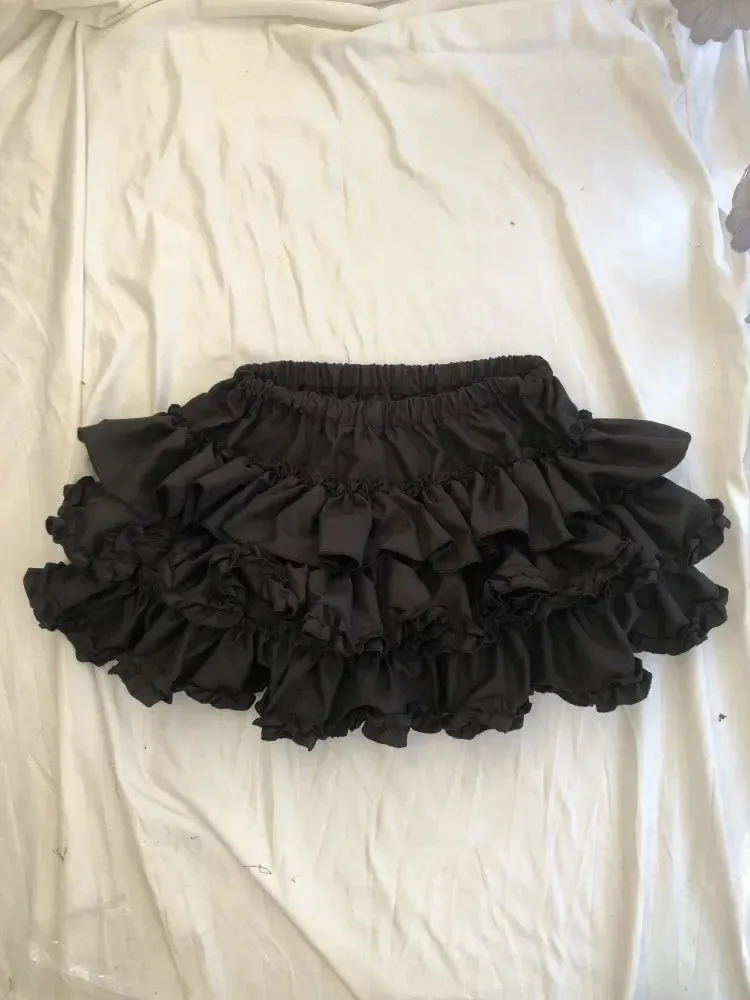 2025 Faldas Mujer De Moda Mini Women Skirt Japanese Jupe High Waist A-line Sweet Ruffles Saia Streetwear Casual Cute Y2k Skirts