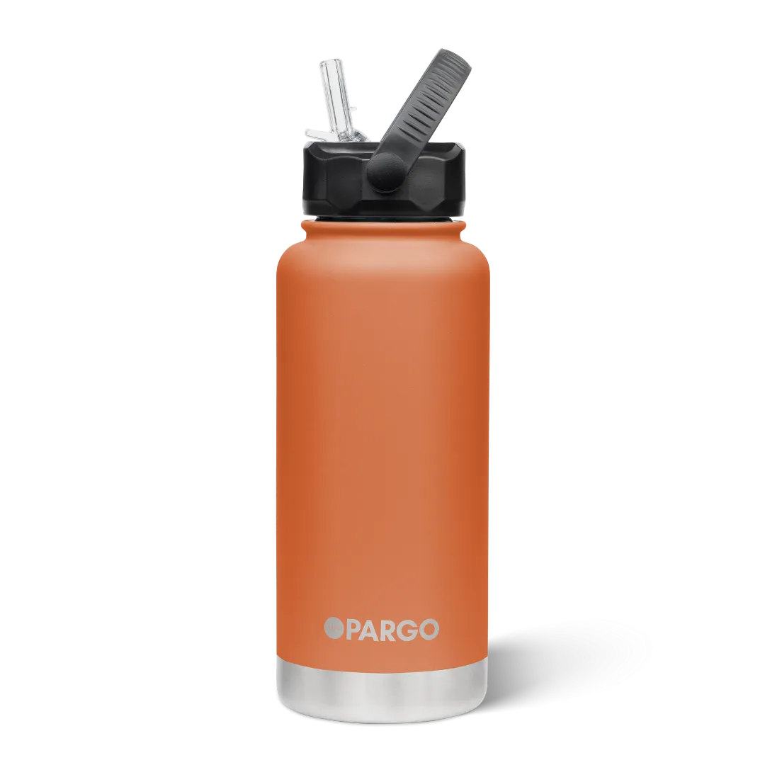 950mL Insulated Bottle w/ Straw Lid