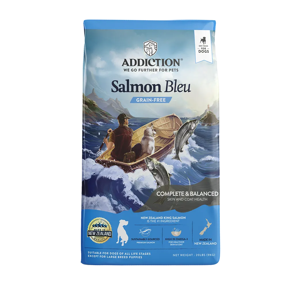 Addiction Dog Salmon Bleu 20lb