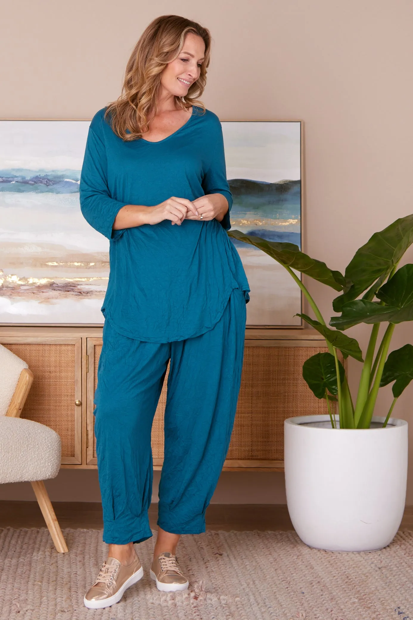 Alisha Pants - Teal