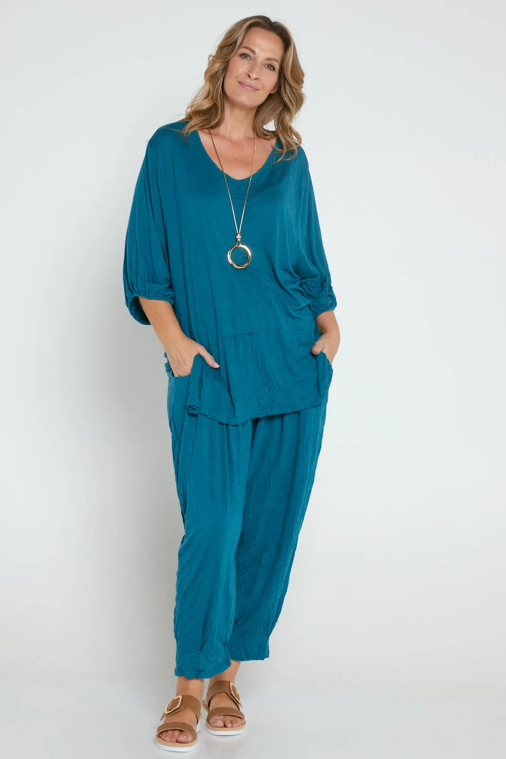 Alisha Pants - Teal