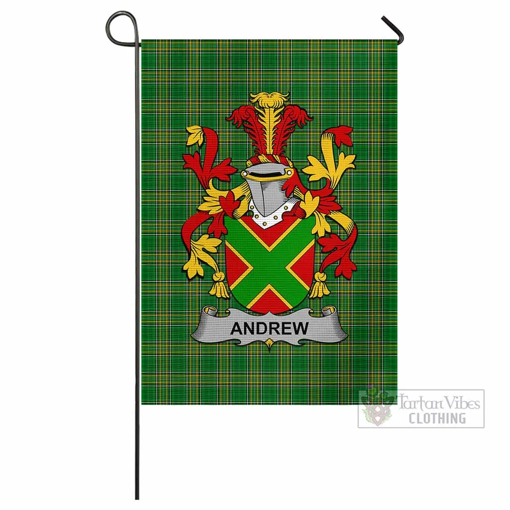 Andrew Irish Clan Flag with Coat of Arms