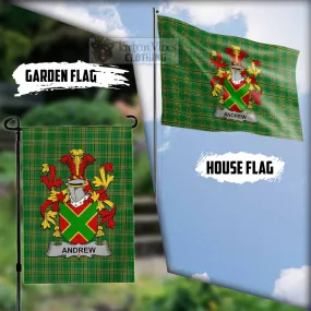 Andrew Irish Clan Flag with Coat of Arms