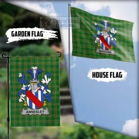 Annesley Irish Clan Flag with Coat of Arms