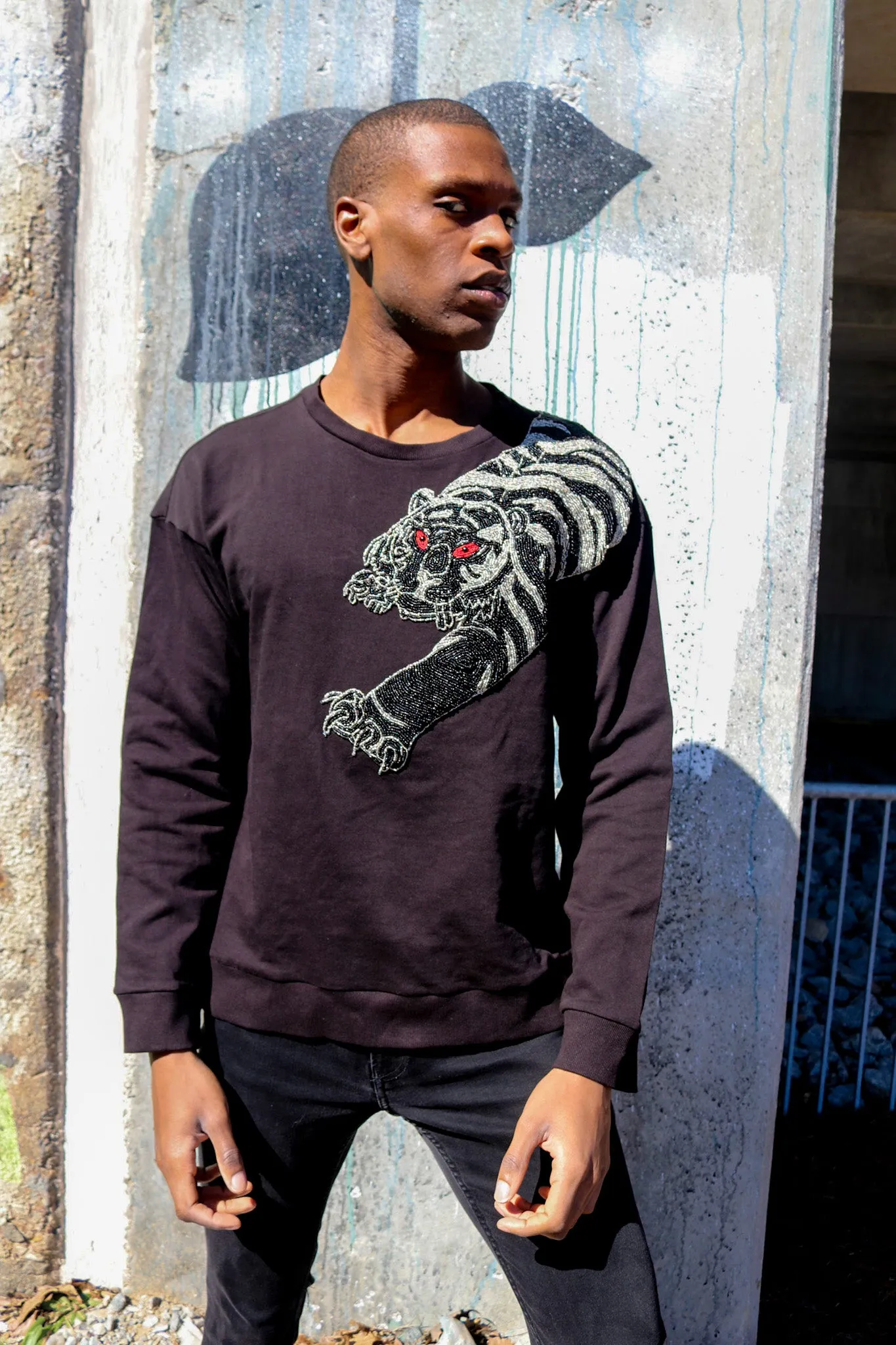 Any Old Iron Mens Tiger Sweatshirt