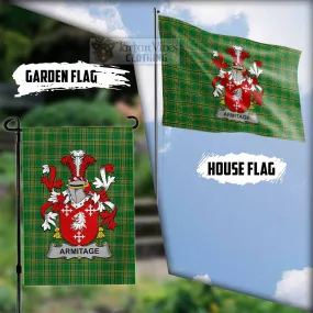 Armitage Irish Clan Flag with Coat of Arms