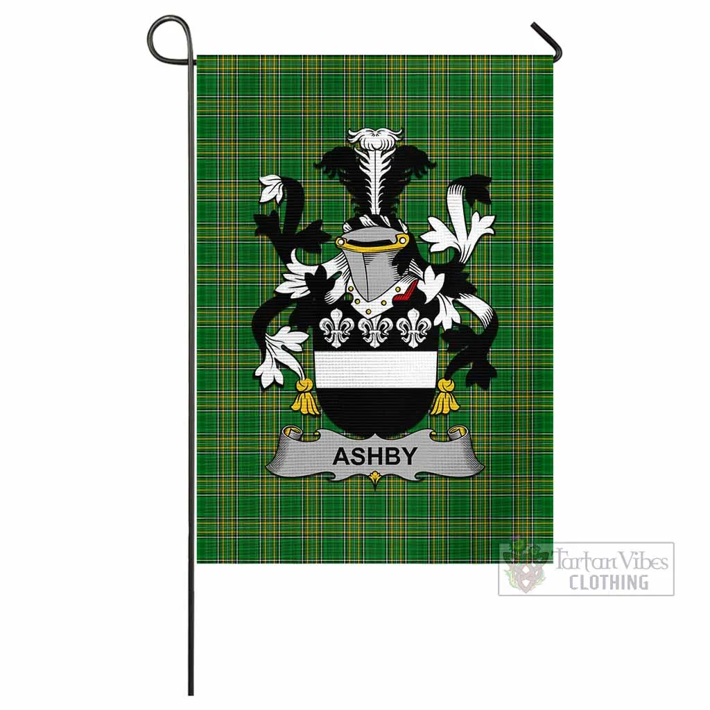 Ashby Irish Clan Flag with Coat of Arms