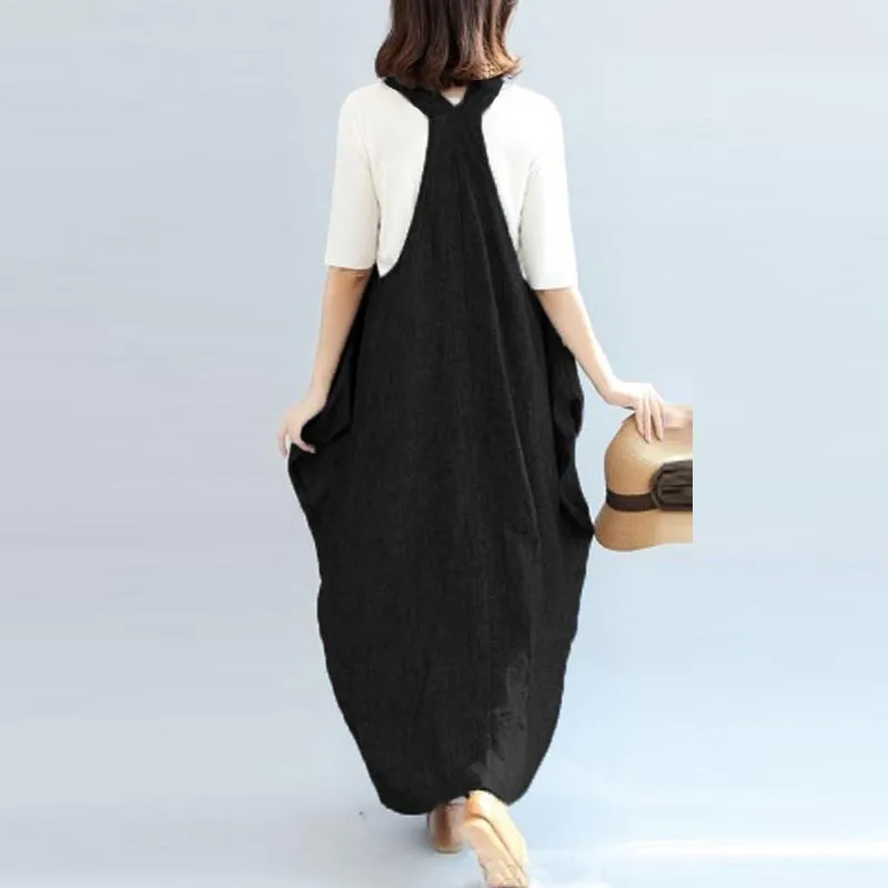 Asymmetrical Overall Dress