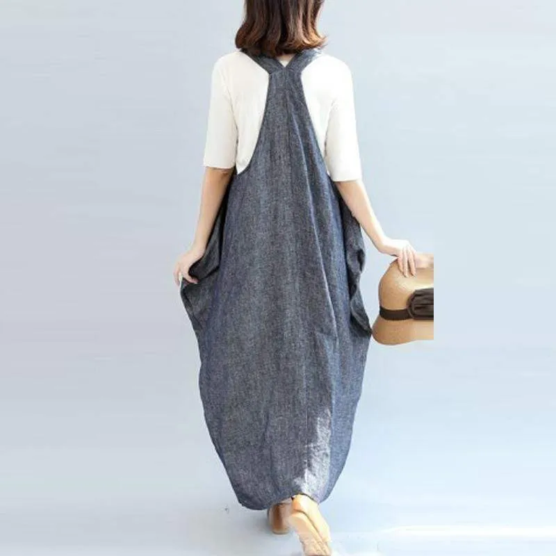 Asymmetrical Overall Dress