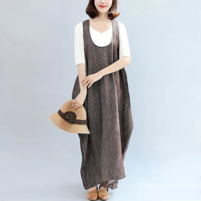 Asymmetrical Overall Dress