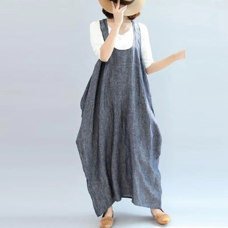 Asymmetrical Overall Dress