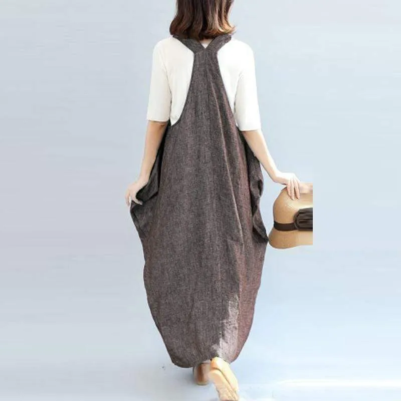 Asymmetrical Overall Dress