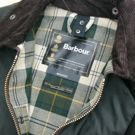 Barbour Beaufort - Sage Green - Classic Wax Jacket MWX0017SG91