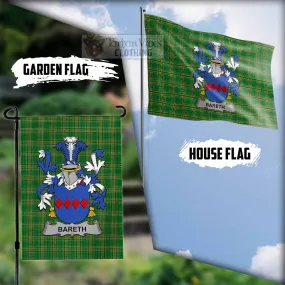 Bareth Irish Clan Flag with Coat of Arms