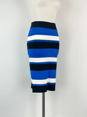 BCBGMaxazria Blue, Black & White 'Viola' Mini Skirt - AU8