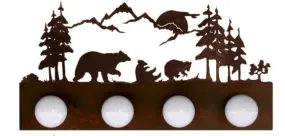 Bear Family Four Light Fixture