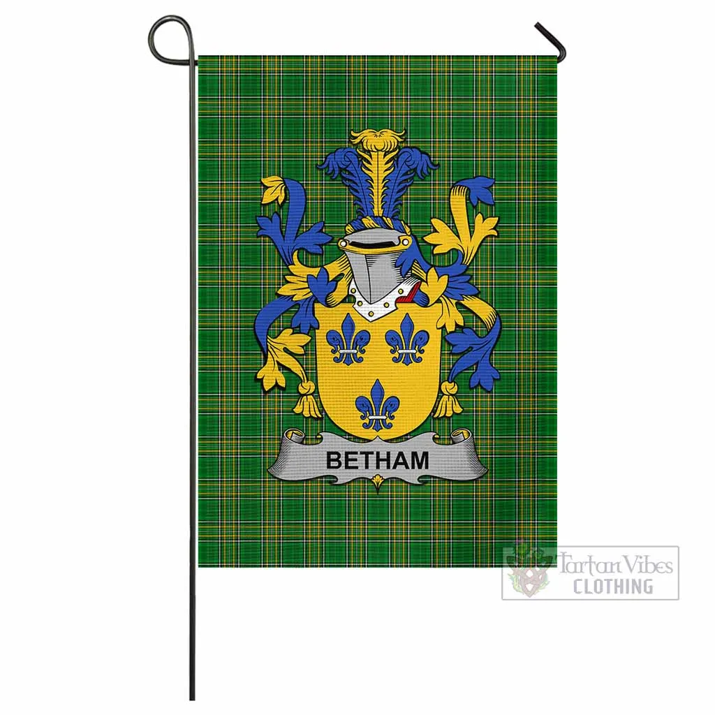 Betham Irish Clan Flag with Coat of Arms