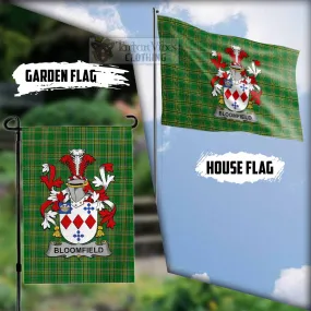 Bloomfield Irish Clan Flag with Coat of Arms