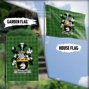 Boulger Irish Clan Flag with Coat of Arms