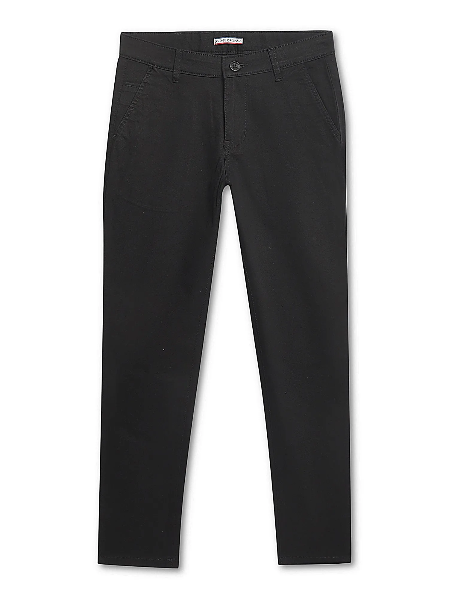 Boys Casual Black Trousers