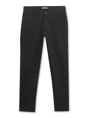 Boys Casual Black Trousers