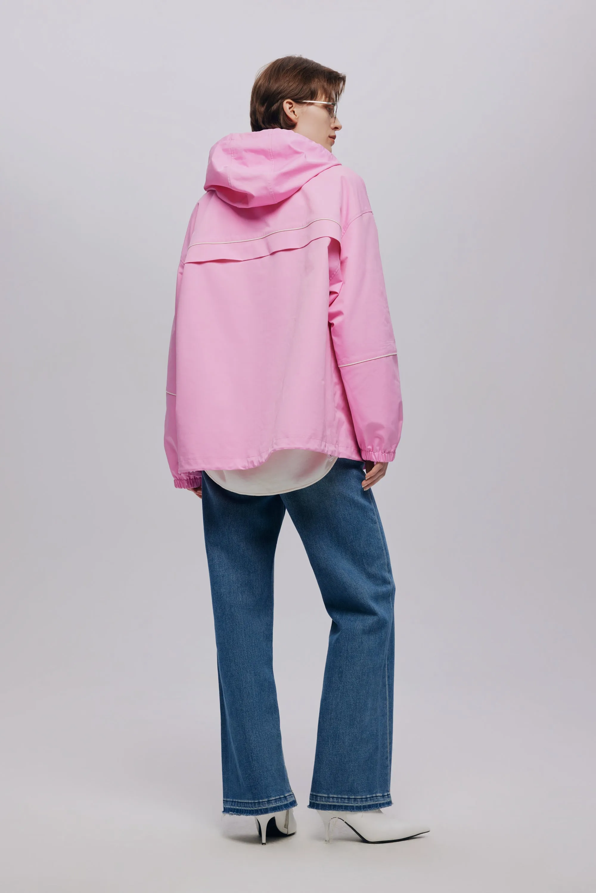 Candy Pink Trench Coat