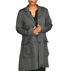 Cannisse Lagenlook Trapeze Coat Size Medium