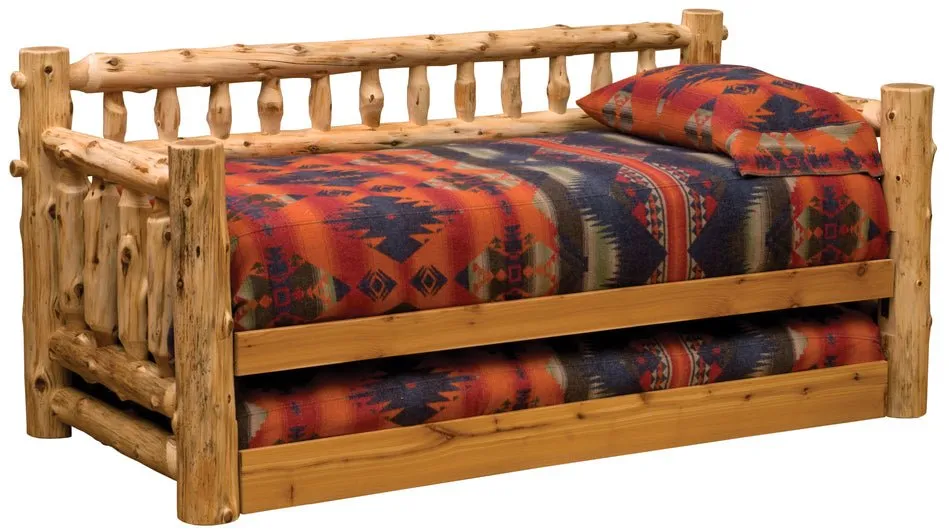 Cedar Log Day Bed