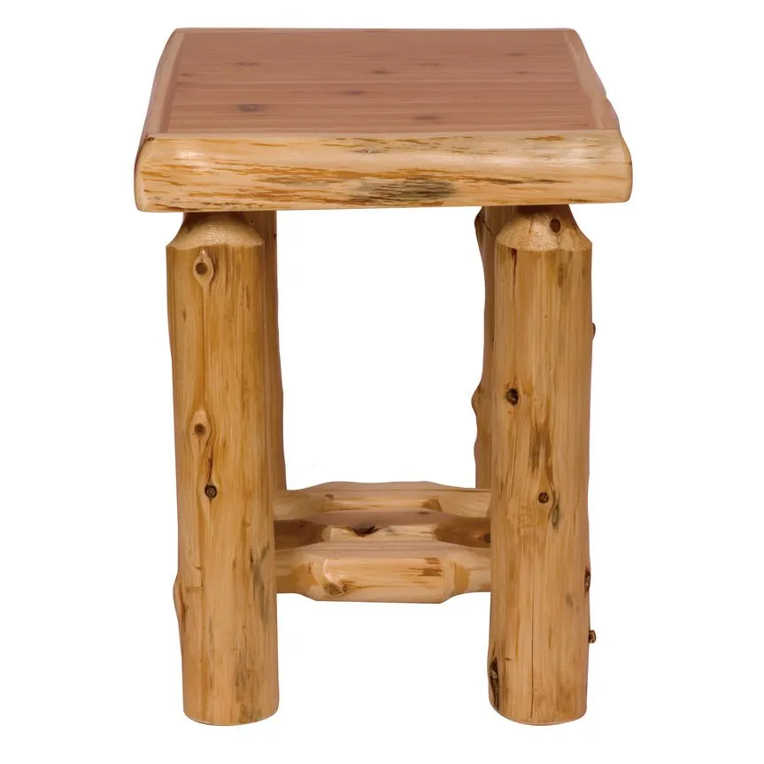 Cedar Log Open Table