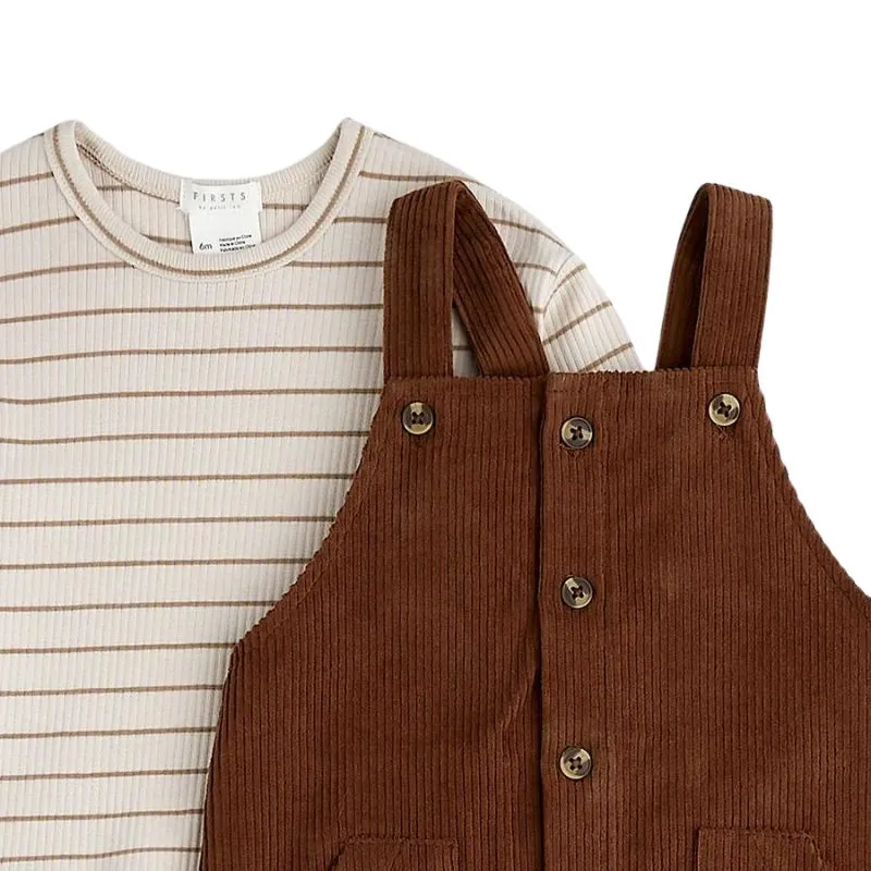 Corduroy Overall Set