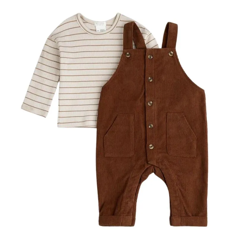 Corduroy Overall Set