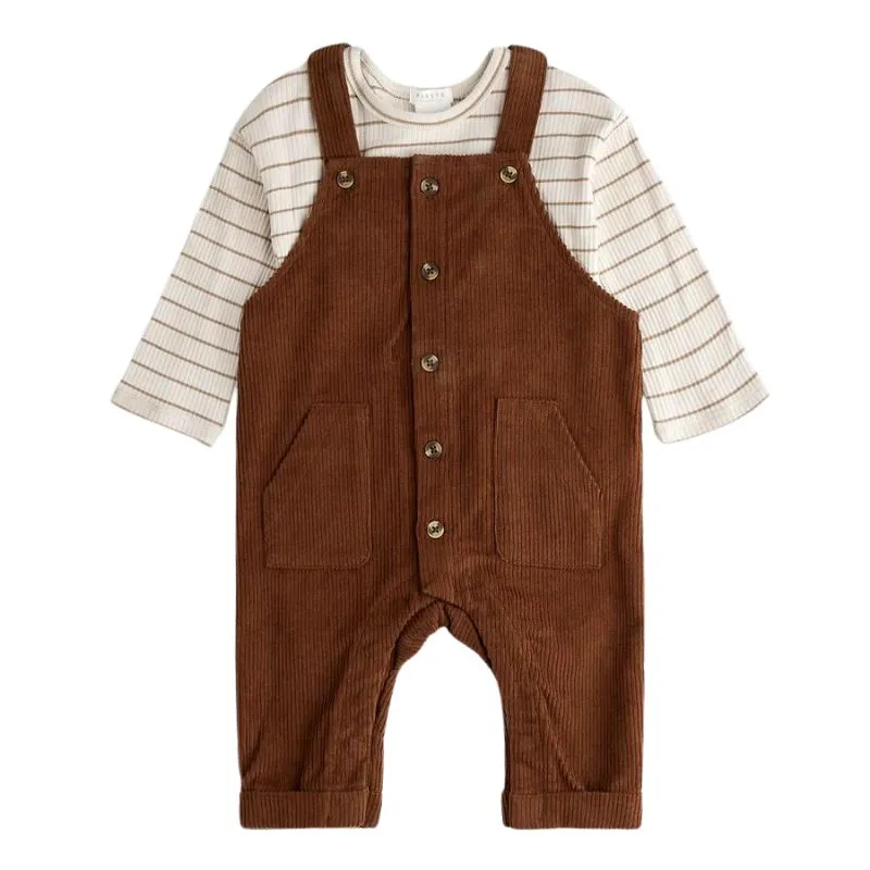 Corduroy Overall Set