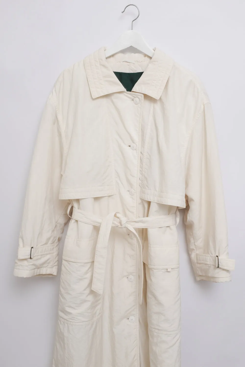 CREAM VINTAGE TRENCH COAT