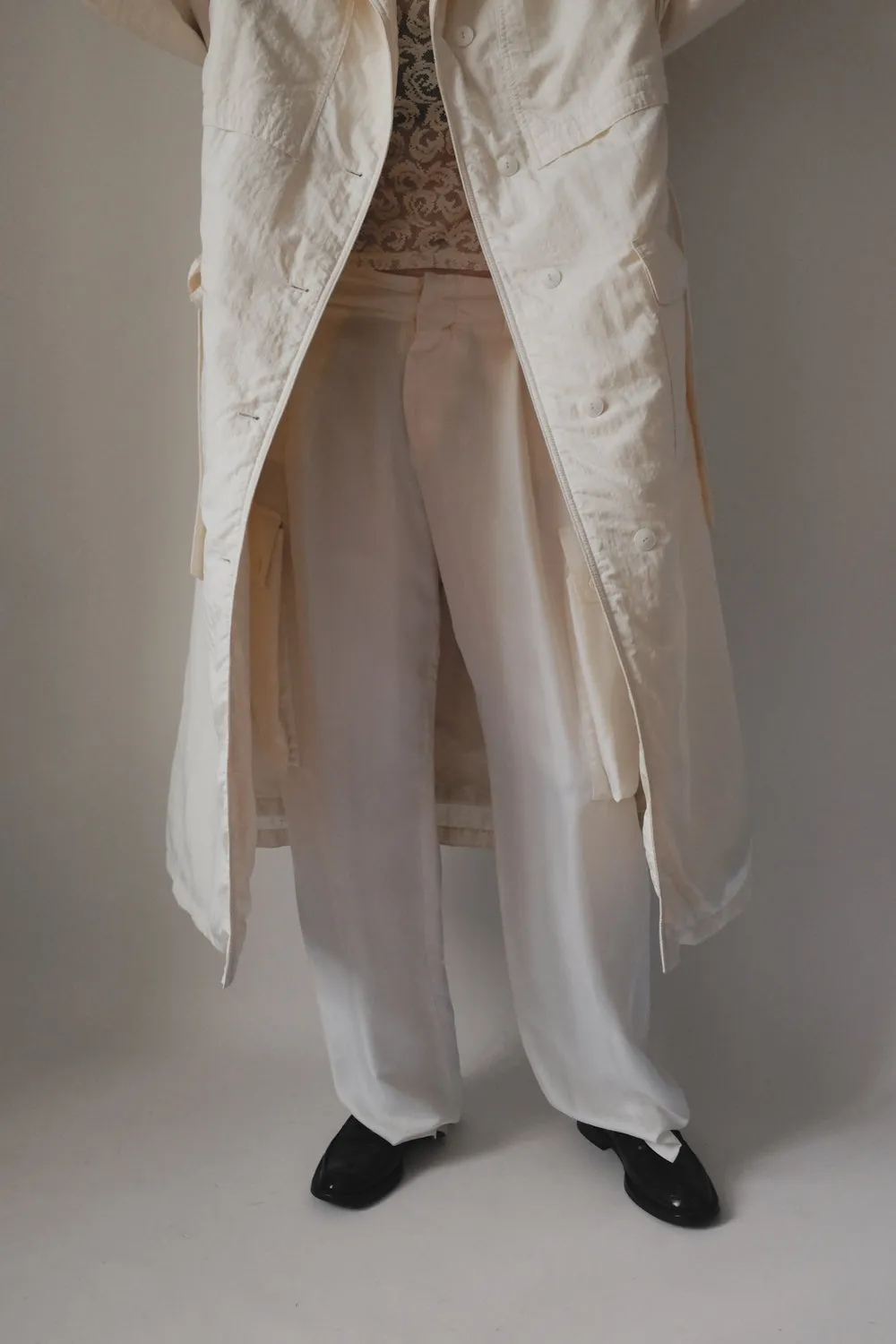 CREAM VINTAGE TRENCH COAT