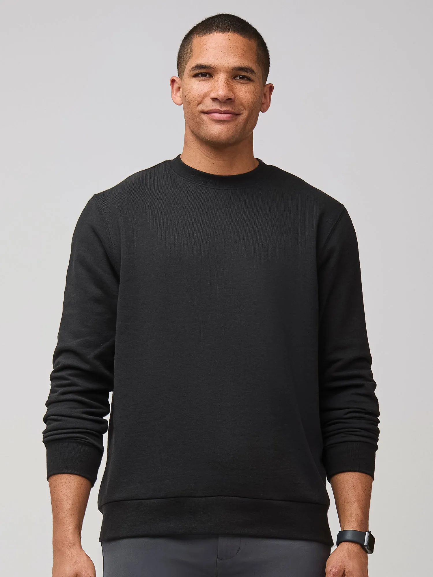 Crew Sweatshirt Black   Dark Navy 2-Pack