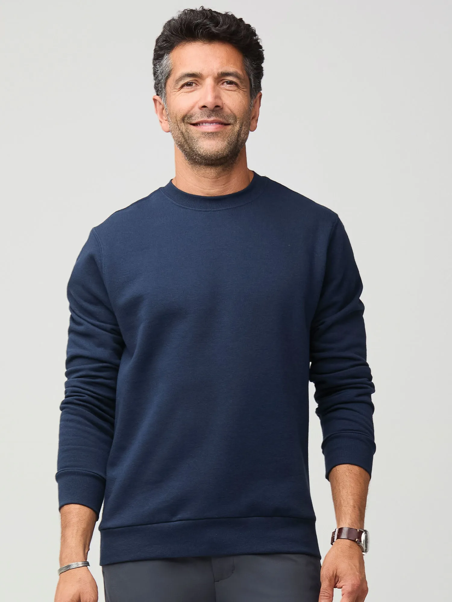 Crew Sweatshirt Black   Dark Navy 2-Pack