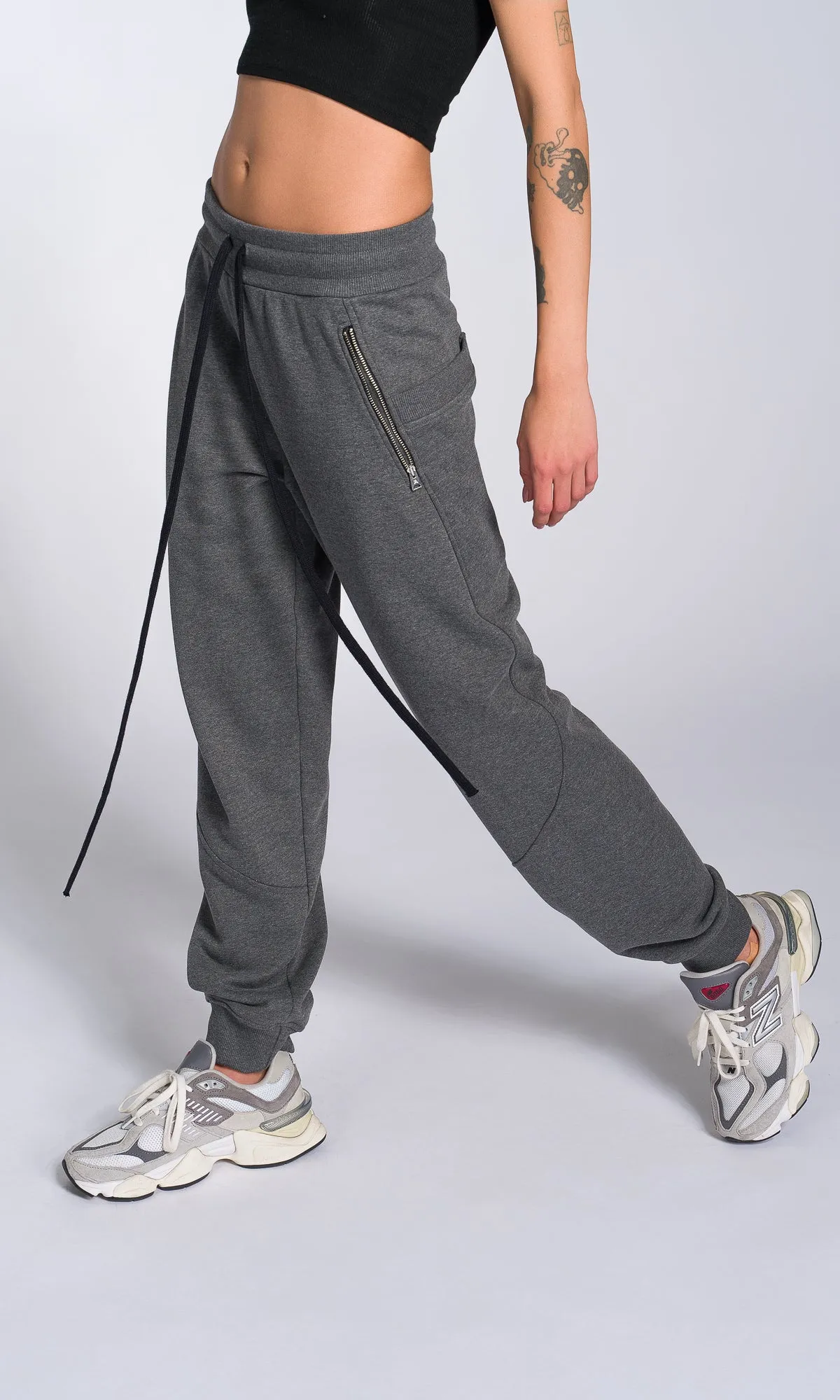 Cuffed Sweatpants with Pockets