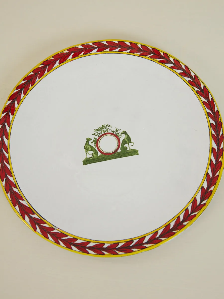 Dogs Coat of Arms Dinner Plate