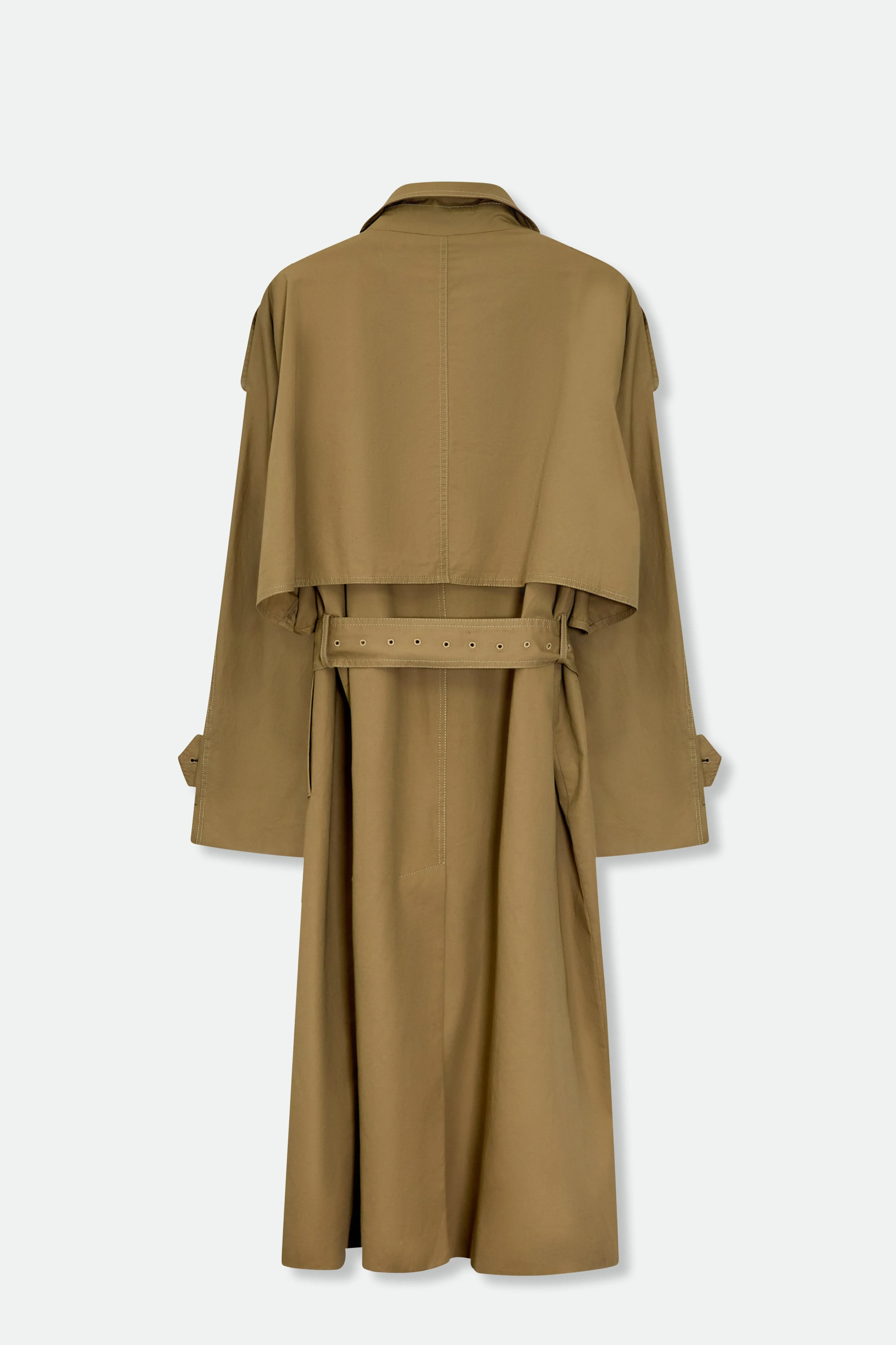 DOUBLE-BREASTED CLASSIC TRENCH COAT