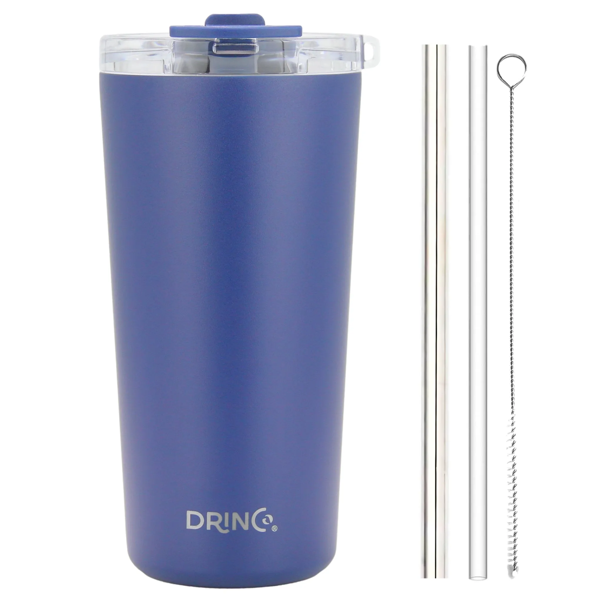 DRINCO®  Seattle 20oz Leakproof Tumbler with Straw - Blue