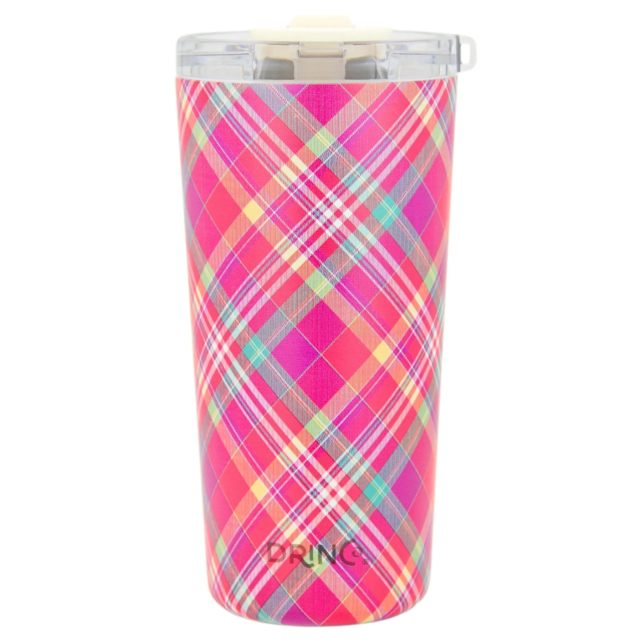 DRINCO®  Seattle 20oz Leakproof Tumbler with Straw - Madras Plaid