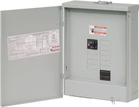 Eaton BRP10B100RF Load Center, 20-Pole, 100 A, 10-Space, 20-Circuit, Main Breaker, Plug-On Neutral, NEMA 3R Enclosure :EA: QUANTITY: 1