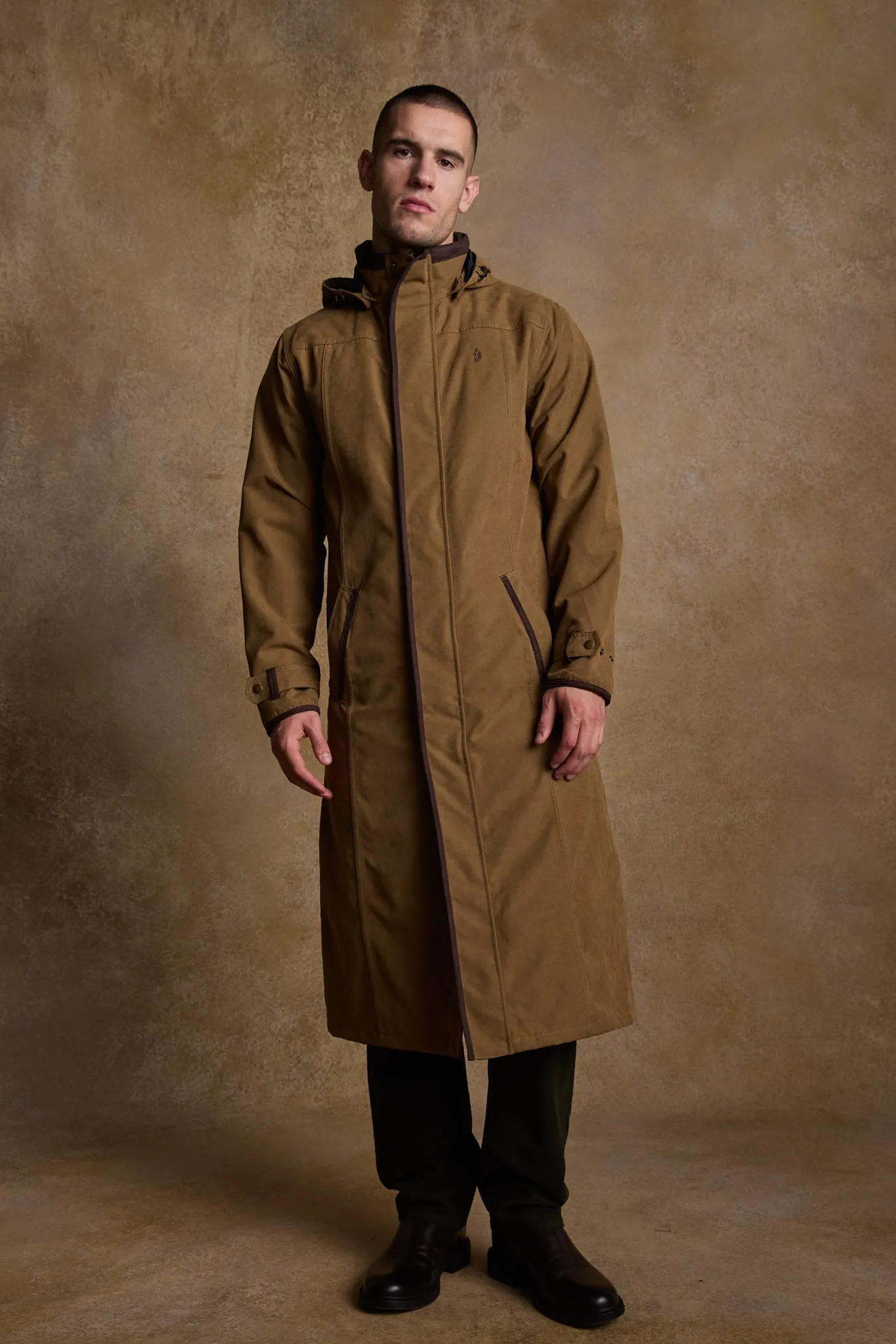 Emmet Waterproof Long Coat - Camel