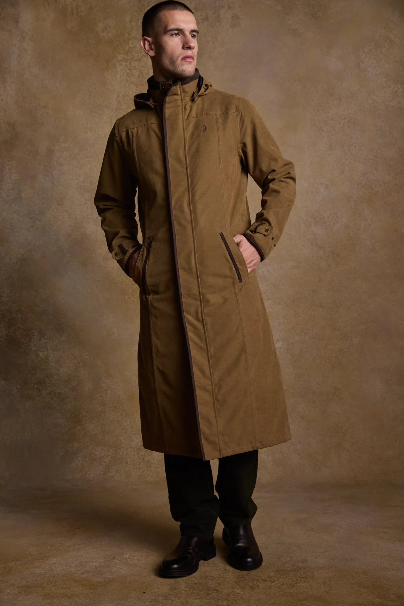 Emmet Waterproof Long Coat - Camel