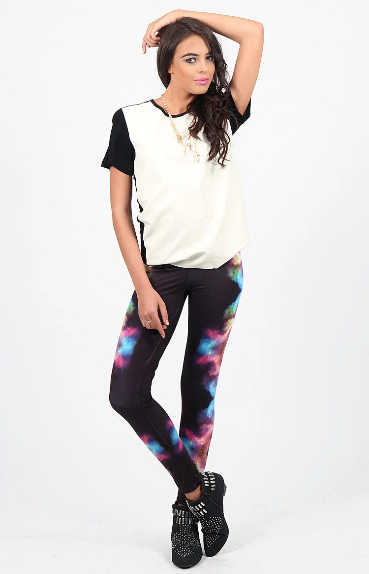 Evil Twin Nebula Eye Leggings