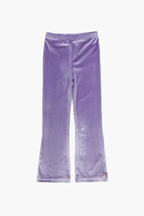 Flared Legging, Lavender Velvet