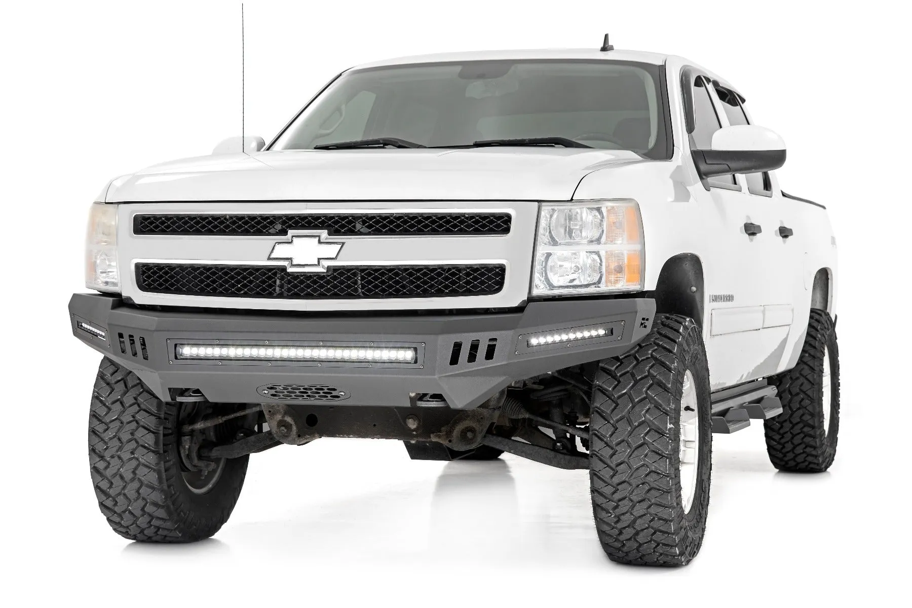 Front High Clearance Bumper | BLK LEDs | Chevy Silverado 1500 | 2007-2013