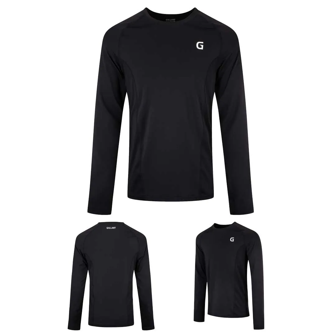 Gallant Men's Base Layer Top - Black/Red