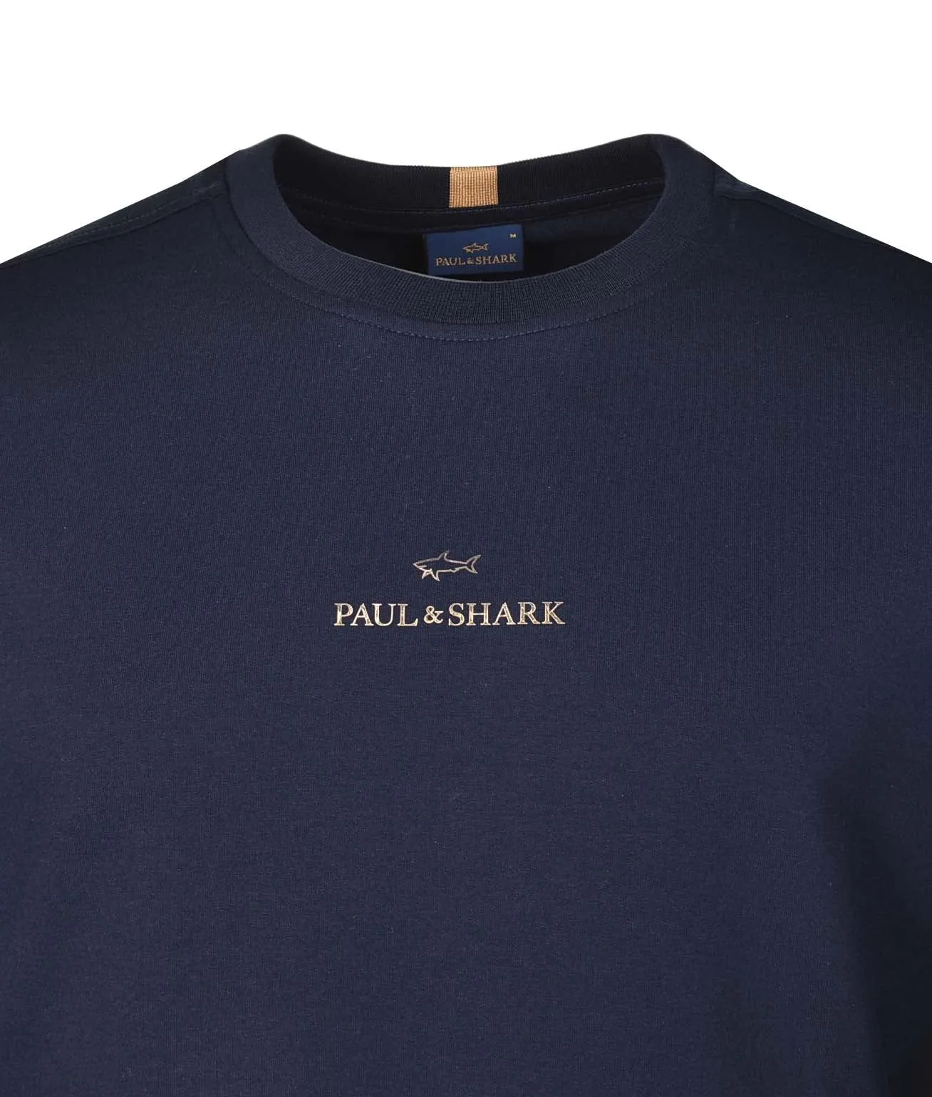 Gold Branding Sweatshirt Navy