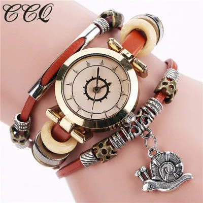 Good Watches Luxury Famous Brand Vintage Cow PU Leather Bracelet Casual geneva Watch Women Dress Gift Quartz watch montre femme